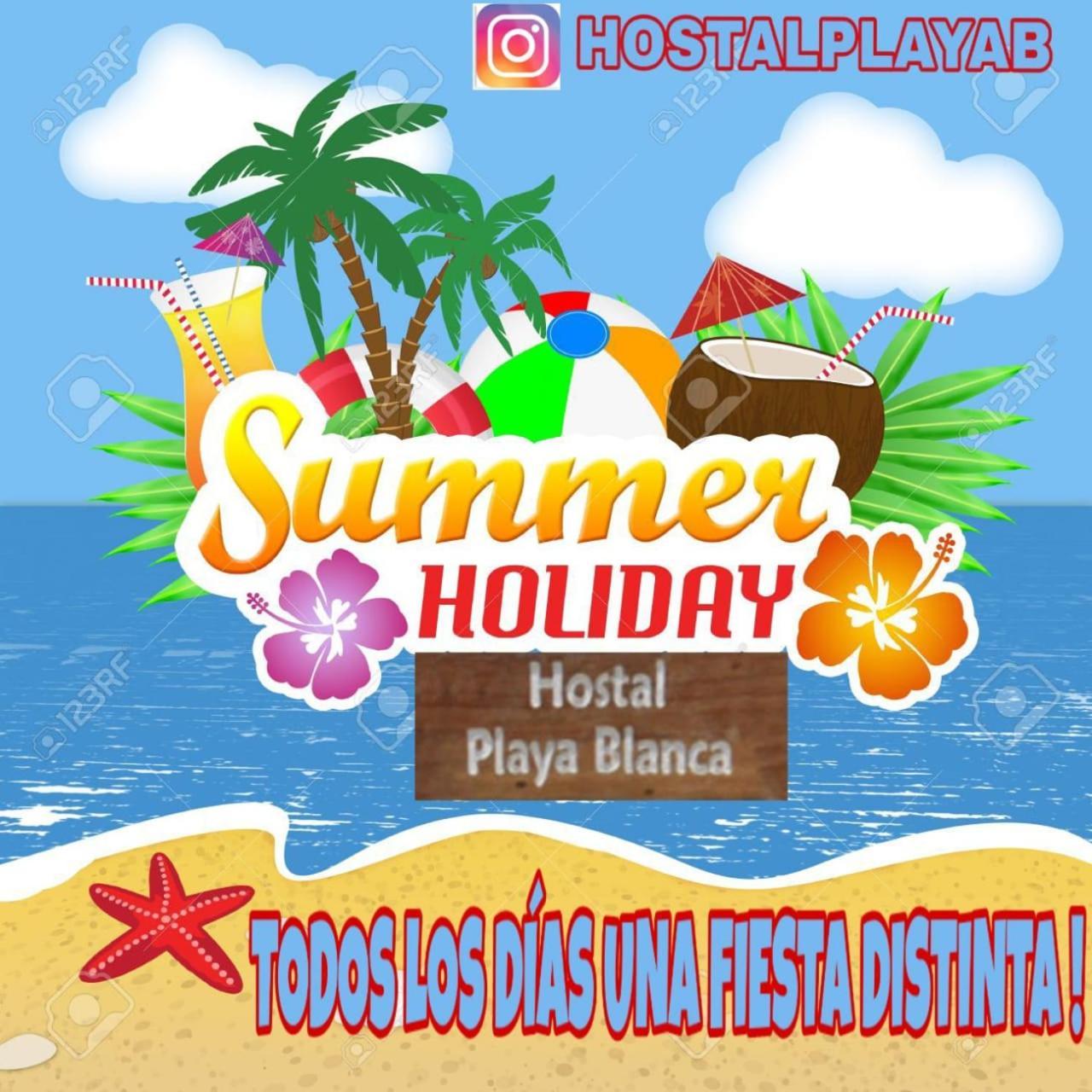 Hostal Playa Blanca Luaran gambar